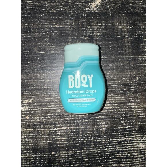 Buoy Hydration Drops Unflavored Electrolyte Liquid Drops 40 Servings 2oz Sealed - Picture 1 of 4
